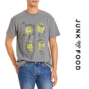 NWT Junk Food Tees Spongebob Cotton Unisex T-Shirt